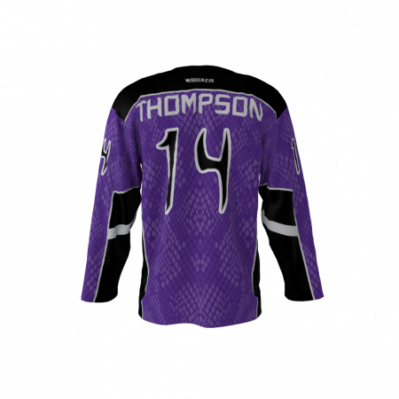Purple Cobras Custom Dye Sublimated Roller Hockey Jersey
