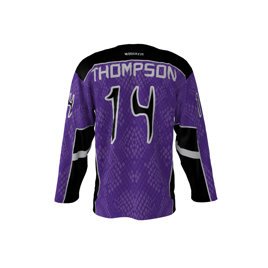 Purple Cobras Custom Dye Sublimated Roller Hockey Jersey