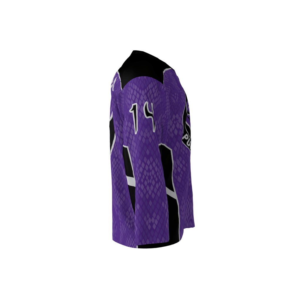 Purple Cobras Custom Dye Sublimated Roller Hockey Jersey