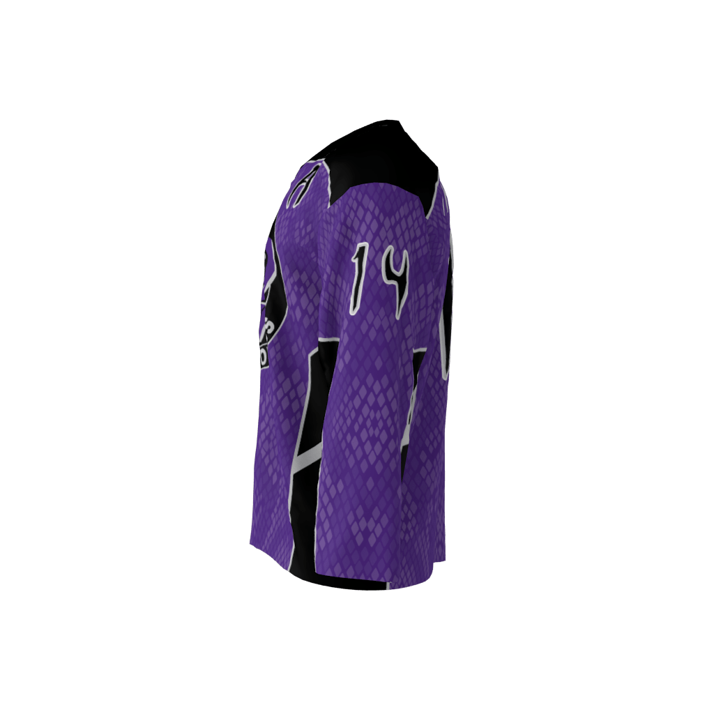 Purple Cobras Custom Dye Sublimated Roller Hockey Jersey