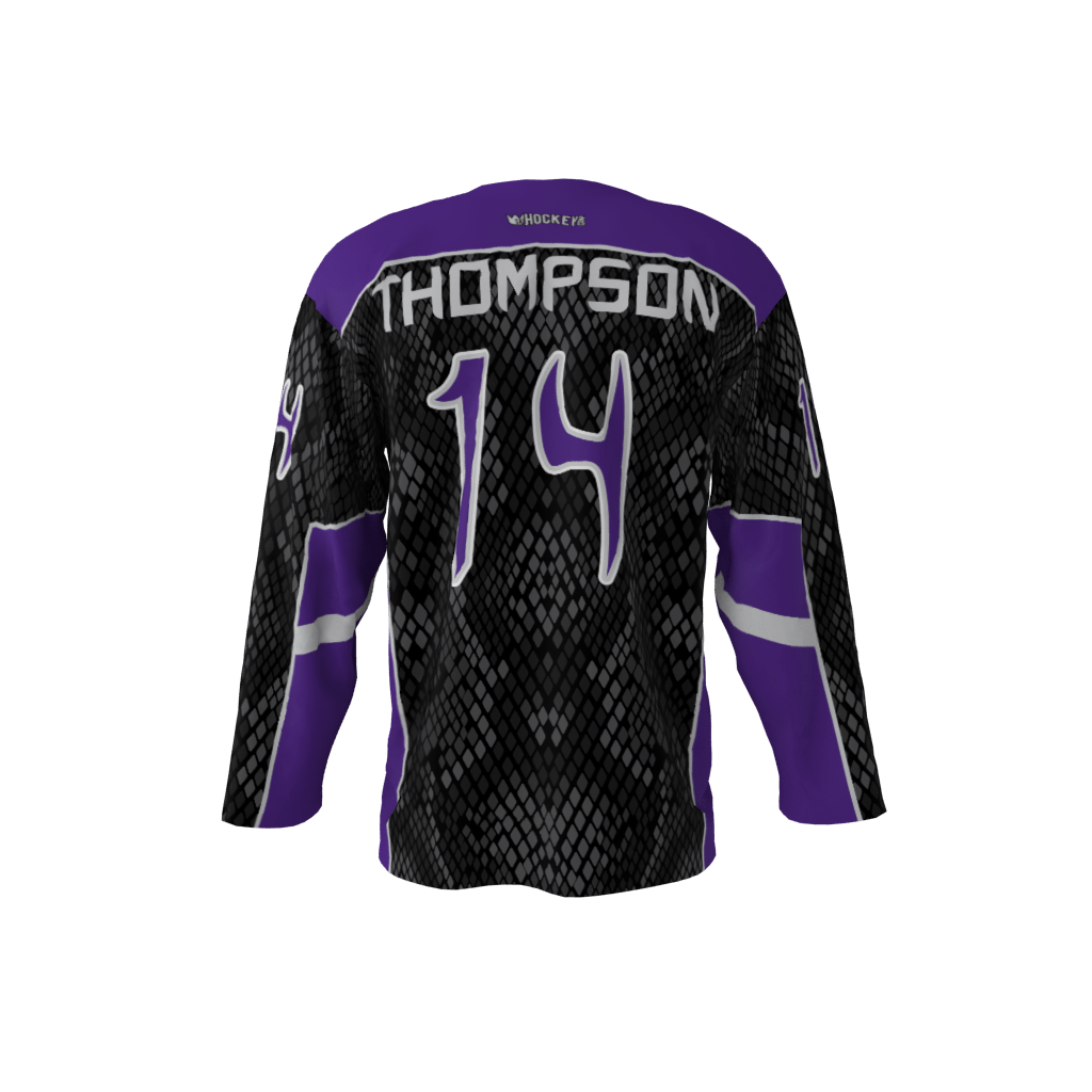 Purple Cobras Custom Dye Sublimated Roller Hockey Jersey