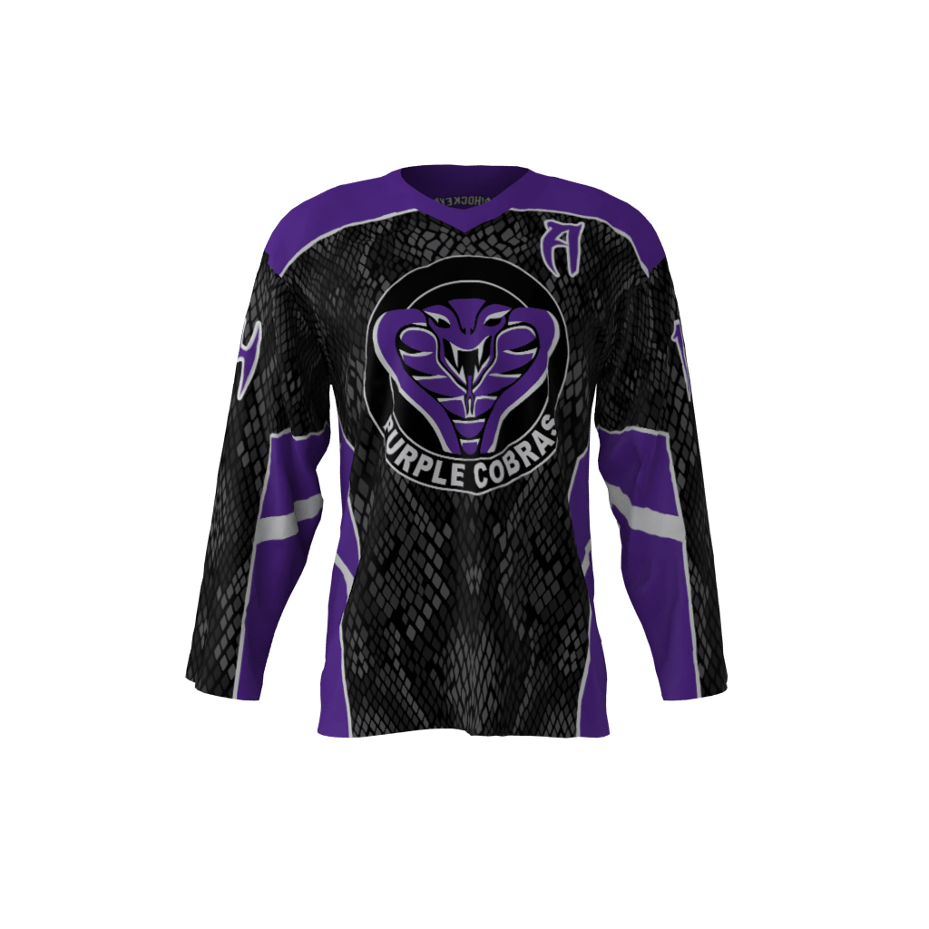 Purple Cobras Custom Dye Sublimated Roller Hockey Jersey