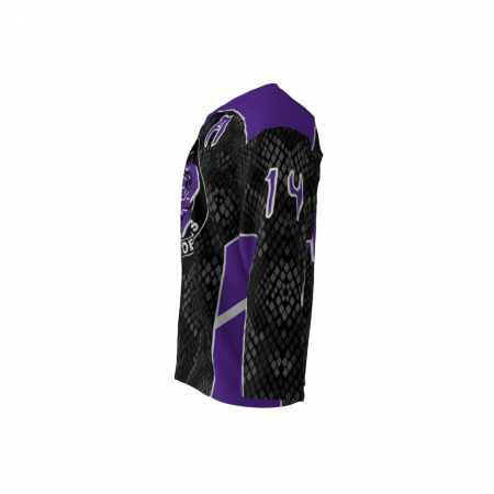 Purple Cobras Custom Dye Sublimated Roller Hockey Jersey