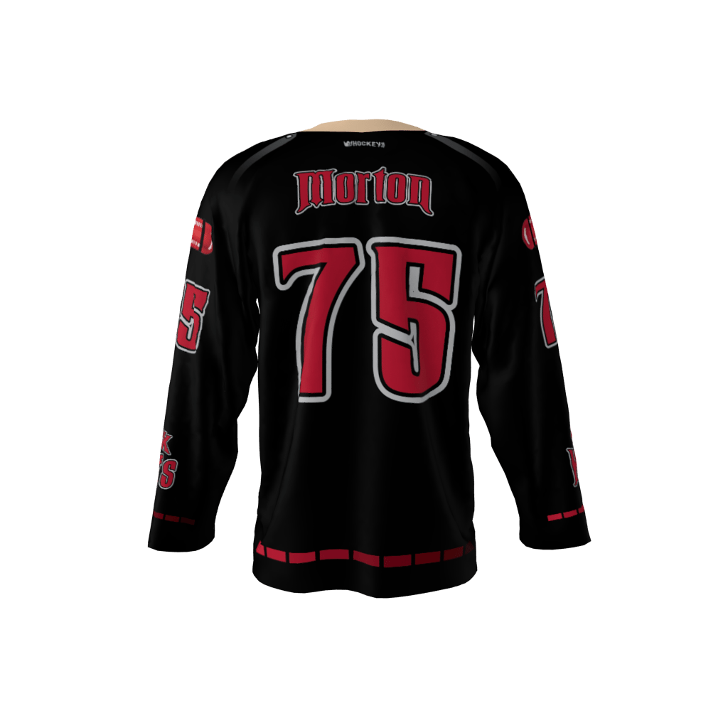 Black Hoffs Hockey Jersey - Image 3