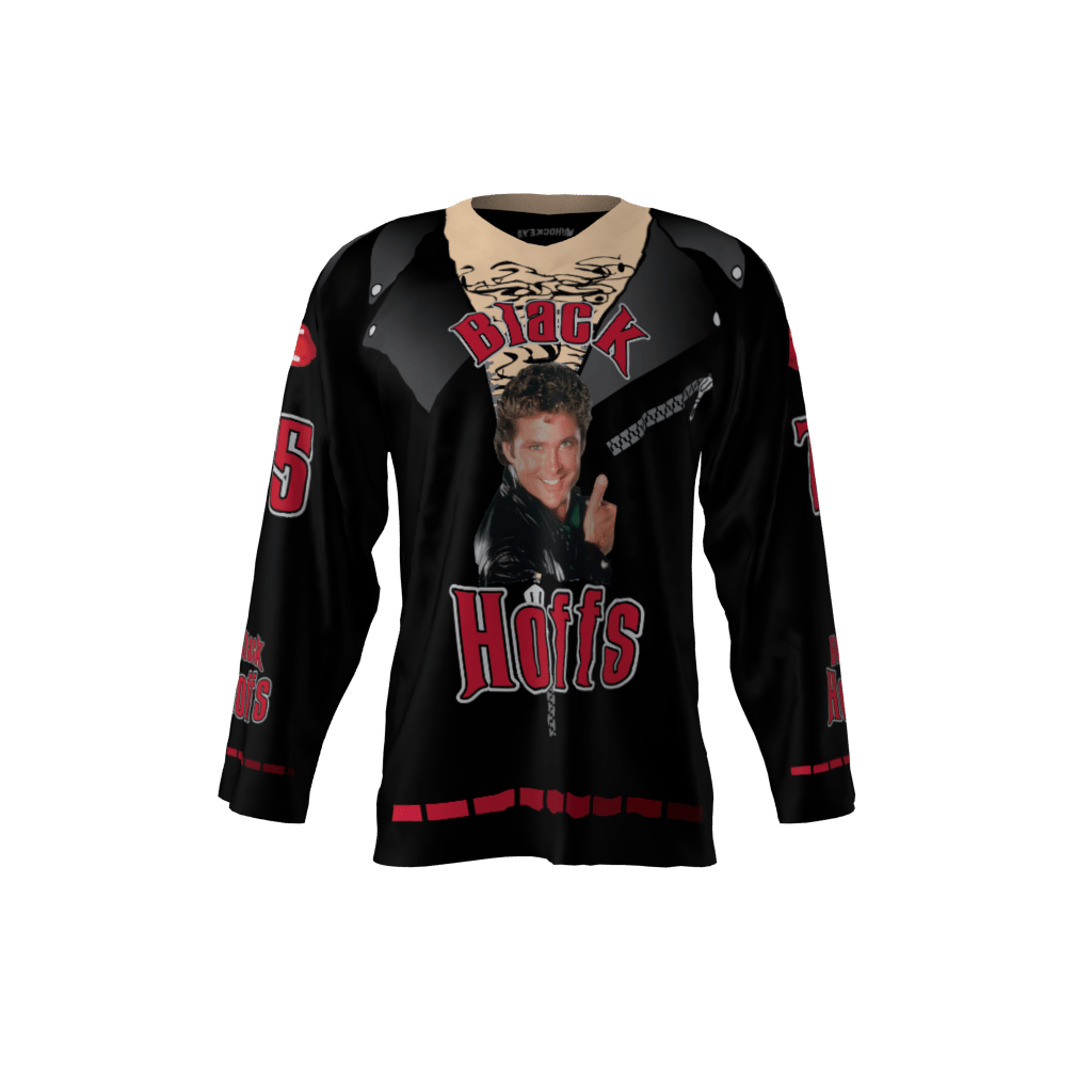 Black Hoffs Hockey Jersey