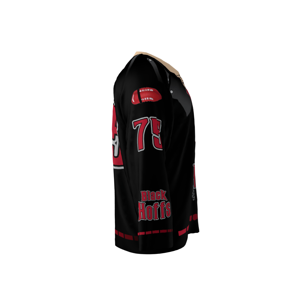 Black Hoffs Hockey Jersey - Image 4