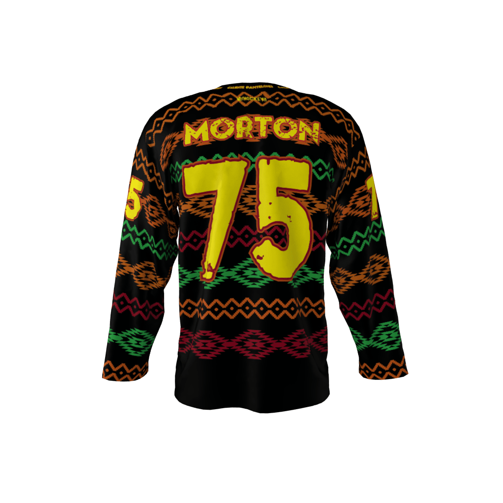 Caliente Pantalones Black Hockey Jersey - Image 3