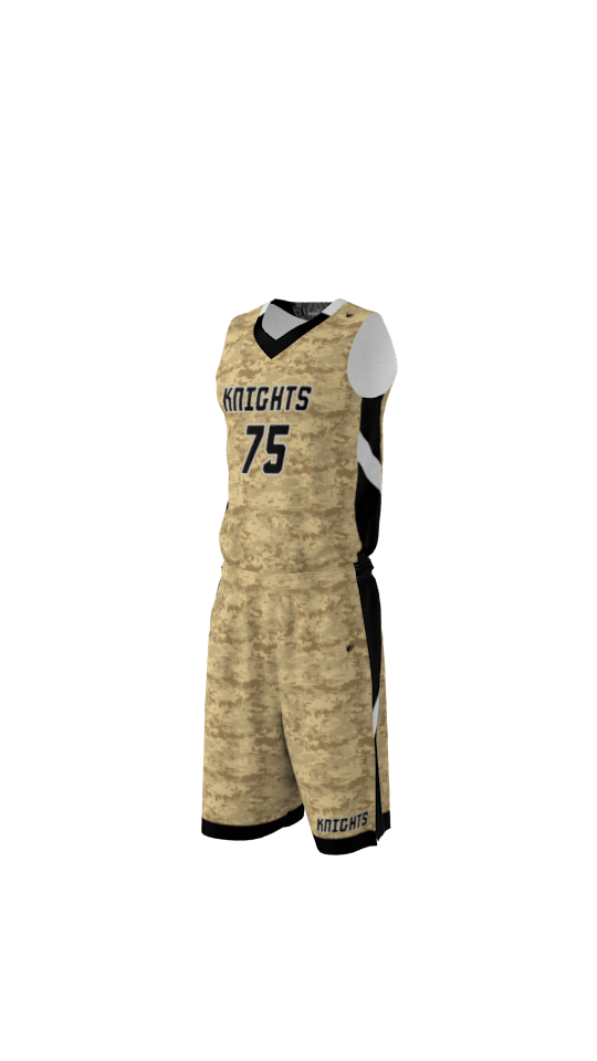 Knights Custom Dye Sublimated Basketball Uniform