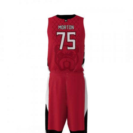 Bulldogs Custom Dye Sublimated Basketball Uniform