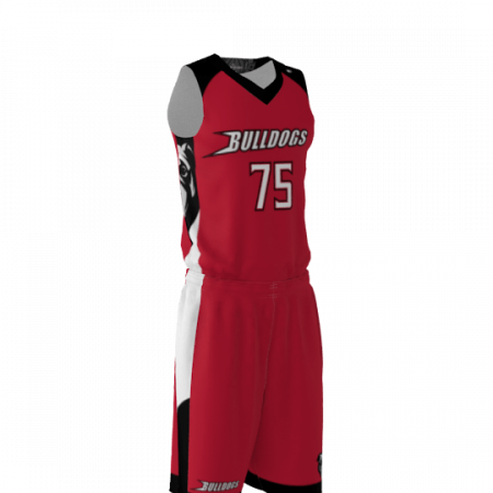 Bulldogs Custom Dye Sublimated Basketball Uniform