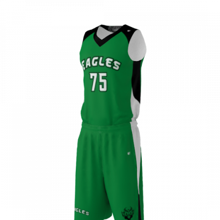 Eagles Custom Dye Sublimated Basketball Uniform