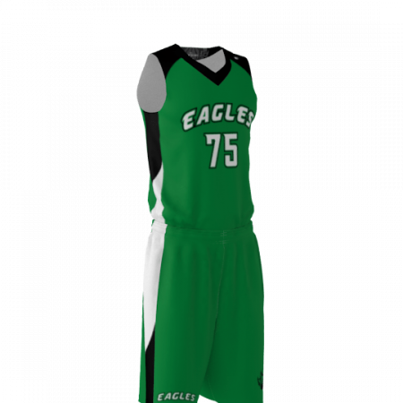Eagles Custom Dye Sublimated Basketball Uniform