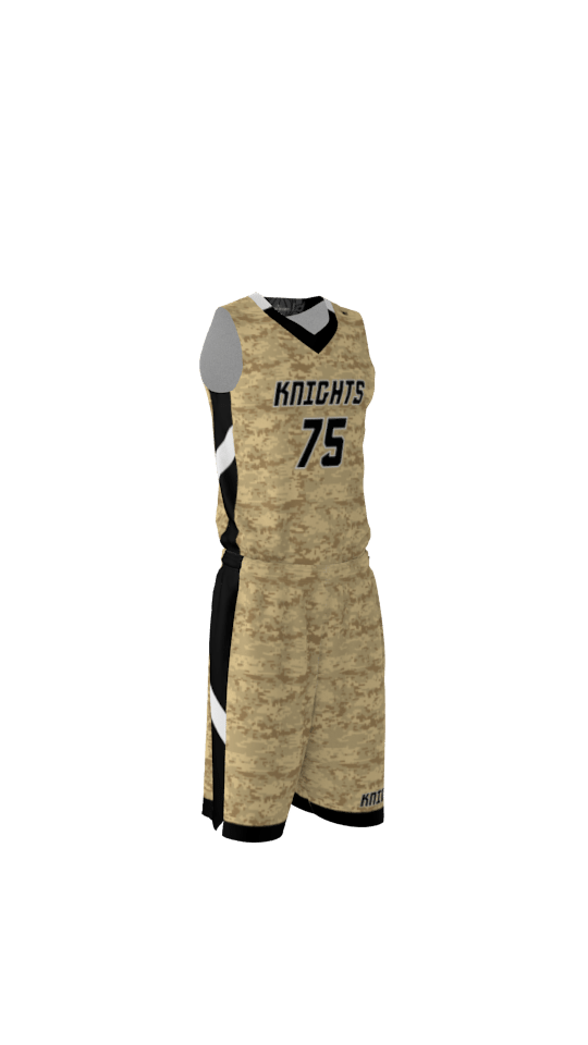 Knights Custom Dye Sublimated Basketball Uniform