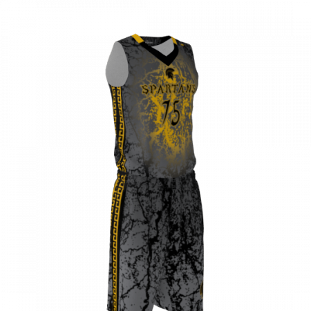 Spartans Custom Dye Sublimated Basketball Uniform