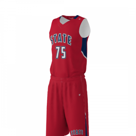 State Custom Dye Sublimated Basketball Uniform