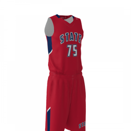 State Custom Dye Sublimated Basketball Uniform