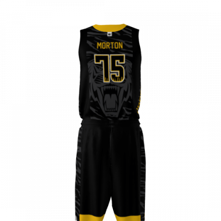 Tigers Custom Dye Sublimated Basketball Uniform