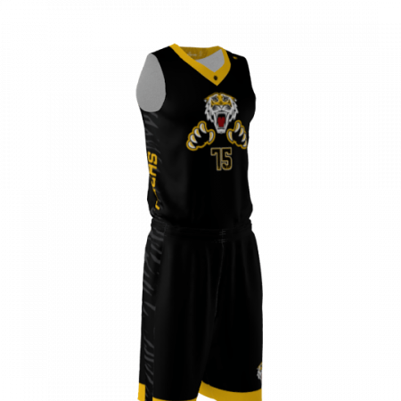 Tigers Custom Dye Sublimated Basketball Uniform