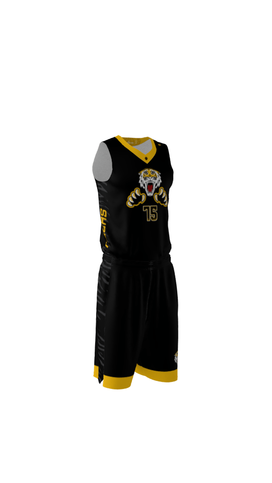 Tigers Custom Dye Sublimated Basketball Uniform