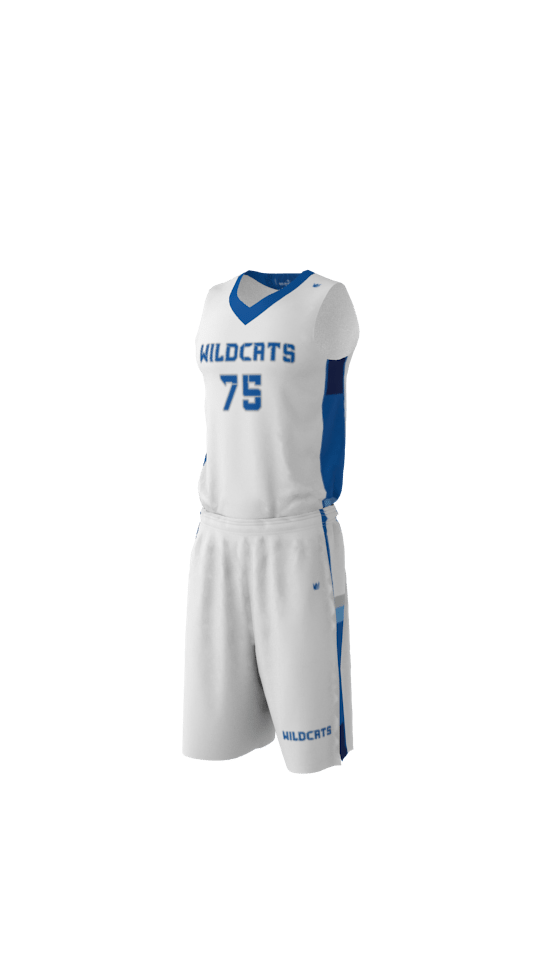 Wildcats Custom Dye Sublimated Basketball Uniform