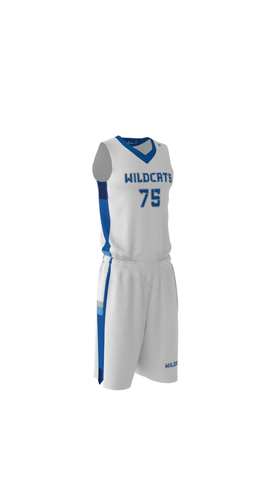 Wildcats Custom Dye Sublimated Basketball Uniform