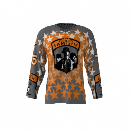 Fighting Amish Orange Hockey Jersey
