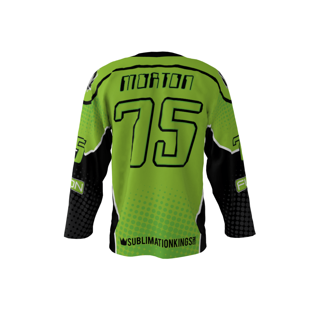Fusion Green Hockey Jersey - Image 3