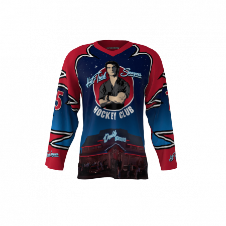 Hat Trick Swayze Blue Hockey Jersey
