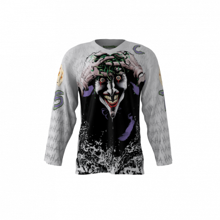 Jokers White Hockey Jersey