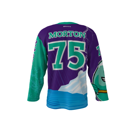 Alternative view of Narwhals Hockey Jersey