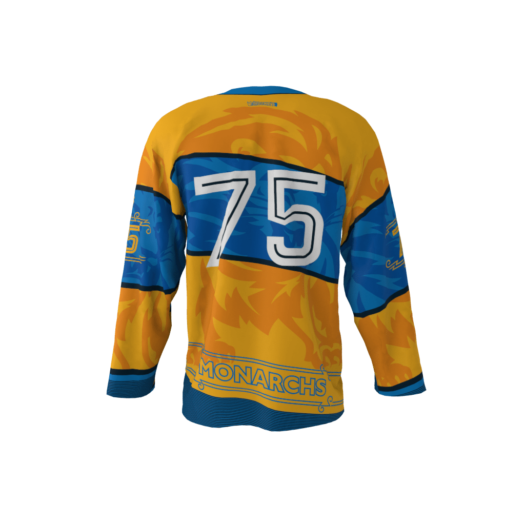 Monarchs Gold Hockey Jersey - Image 3