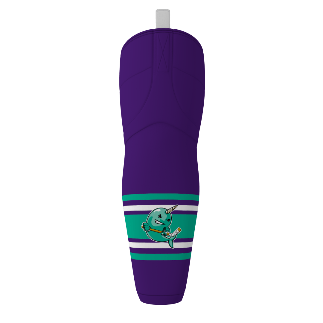 narwhals custom ice hockey sock