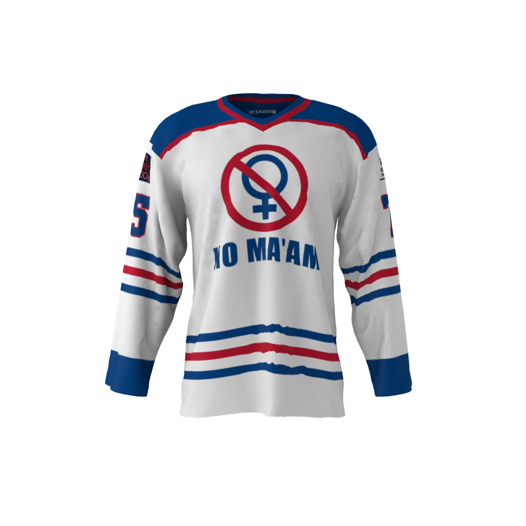 No Ma'am Hockey Jersey