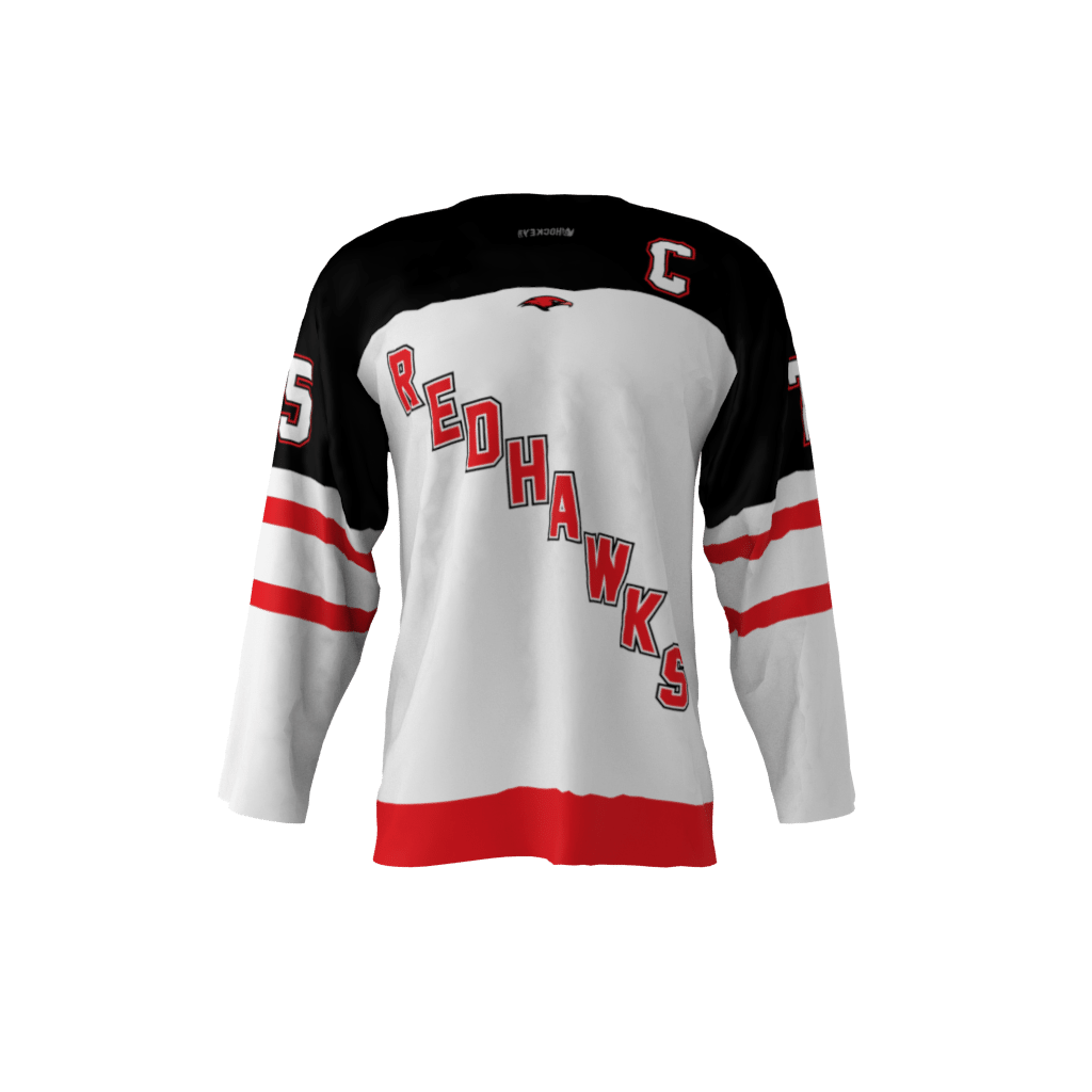 La Roche White Hockey Jersey