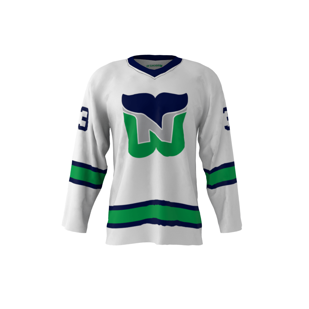 Nhalers White Hockey Jersey