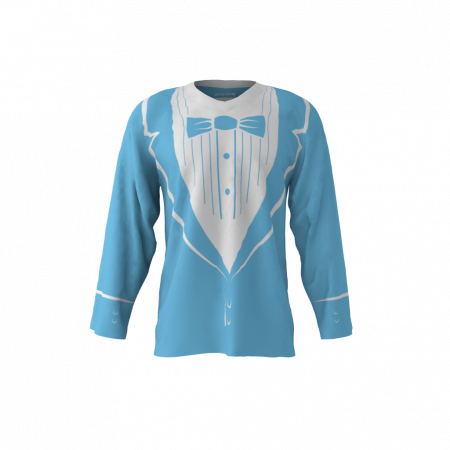 Tuxedo Sky Blue Hockey Jersey