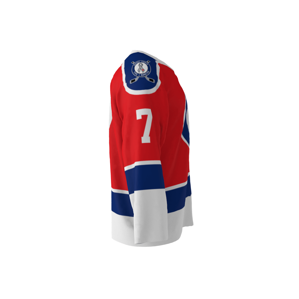 T1D Red Drop Hockey Jersey - Image 4