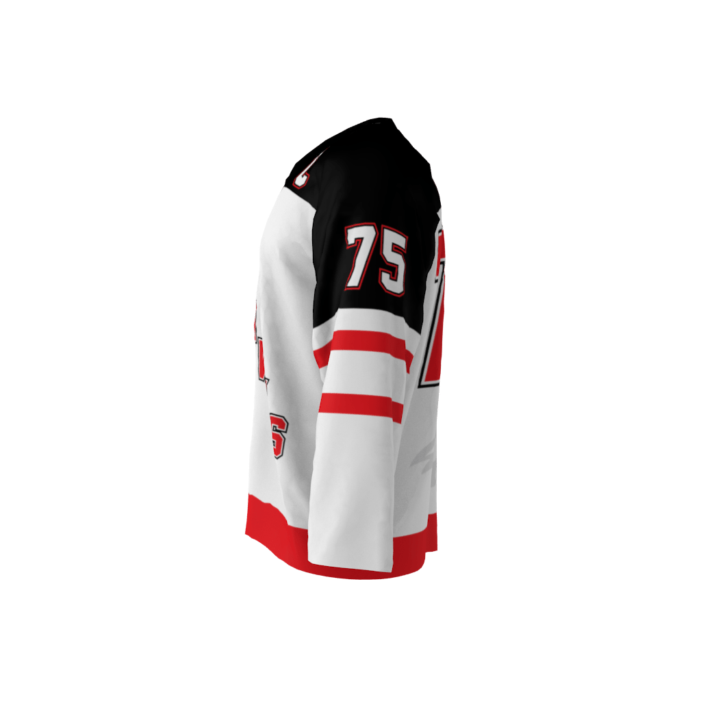 La Roche White Hockey Jersey - Image 2