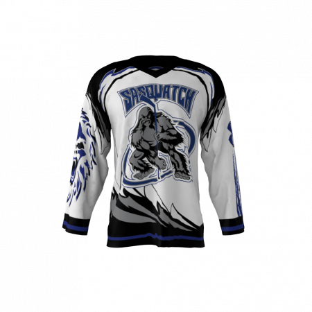 Sasquatch White Hockey Jersey