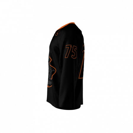 Alternative view of Grizzlies Black Hockey Jersey