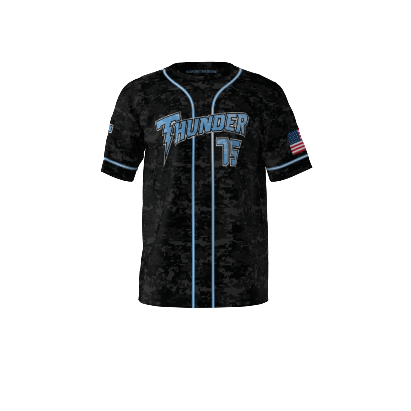Thunder Black Softball Jersey