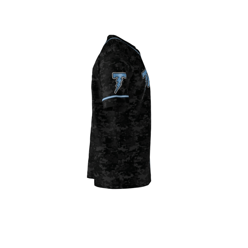 Thunder Black Softball Jersey - Image 4