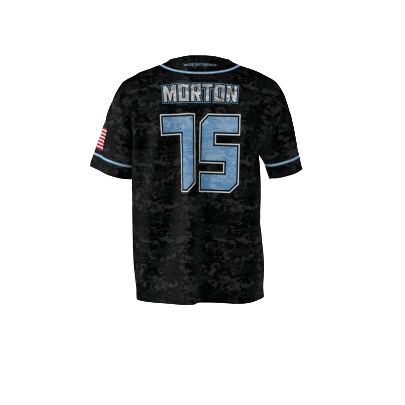 Thunder Black Softball Jersey - Image 3