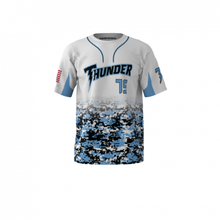Thunder White Softball Jersey