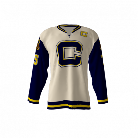 Wolverines Cream Hockey Jersey