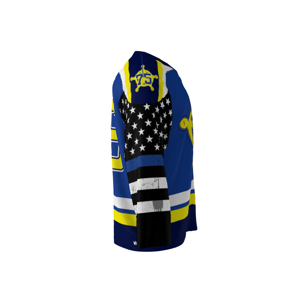 Force Blue Hockey Jersey - Image 4