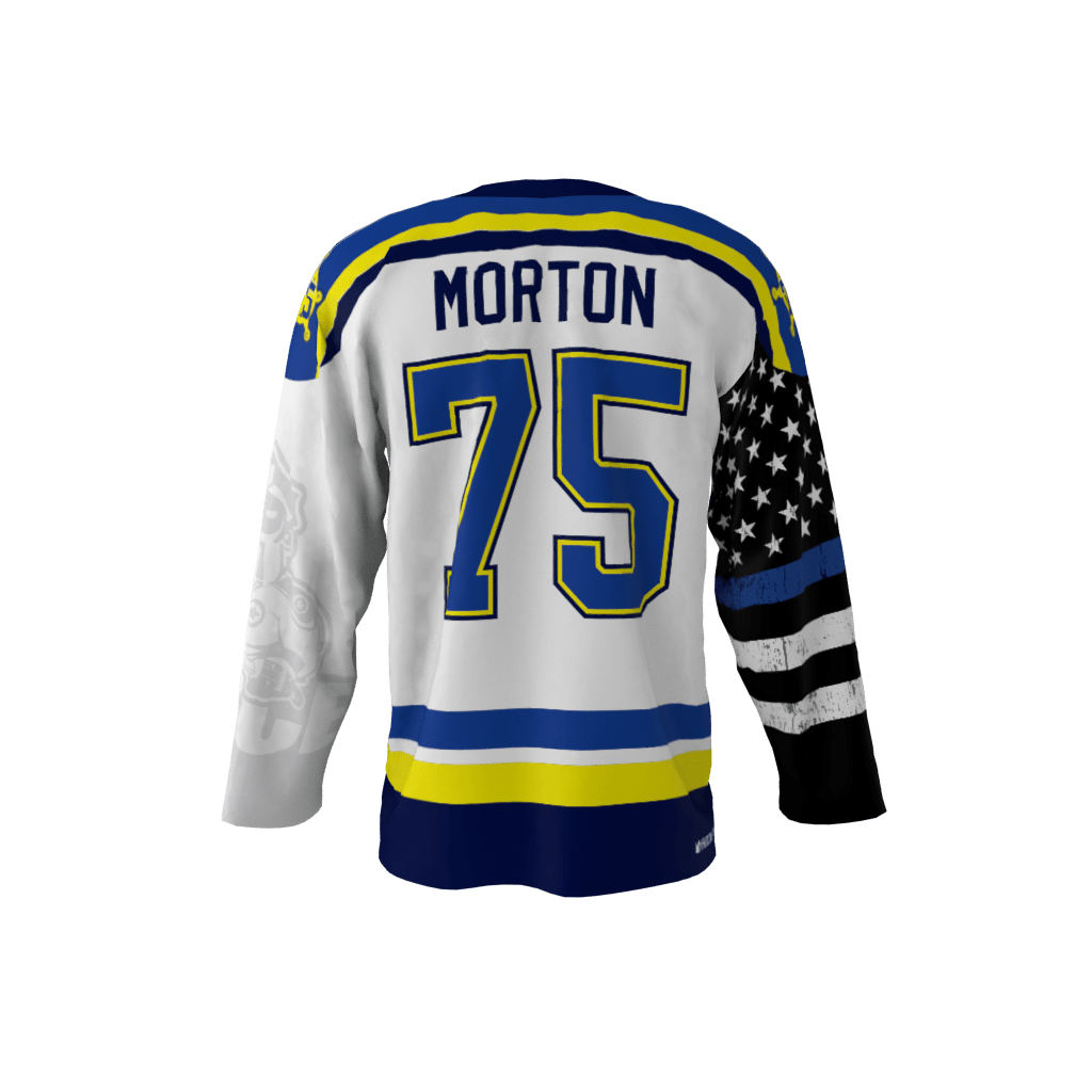 Force White Hockey Jersey - Image 3