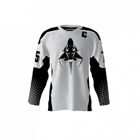 Jets Gray Hockey Jersey