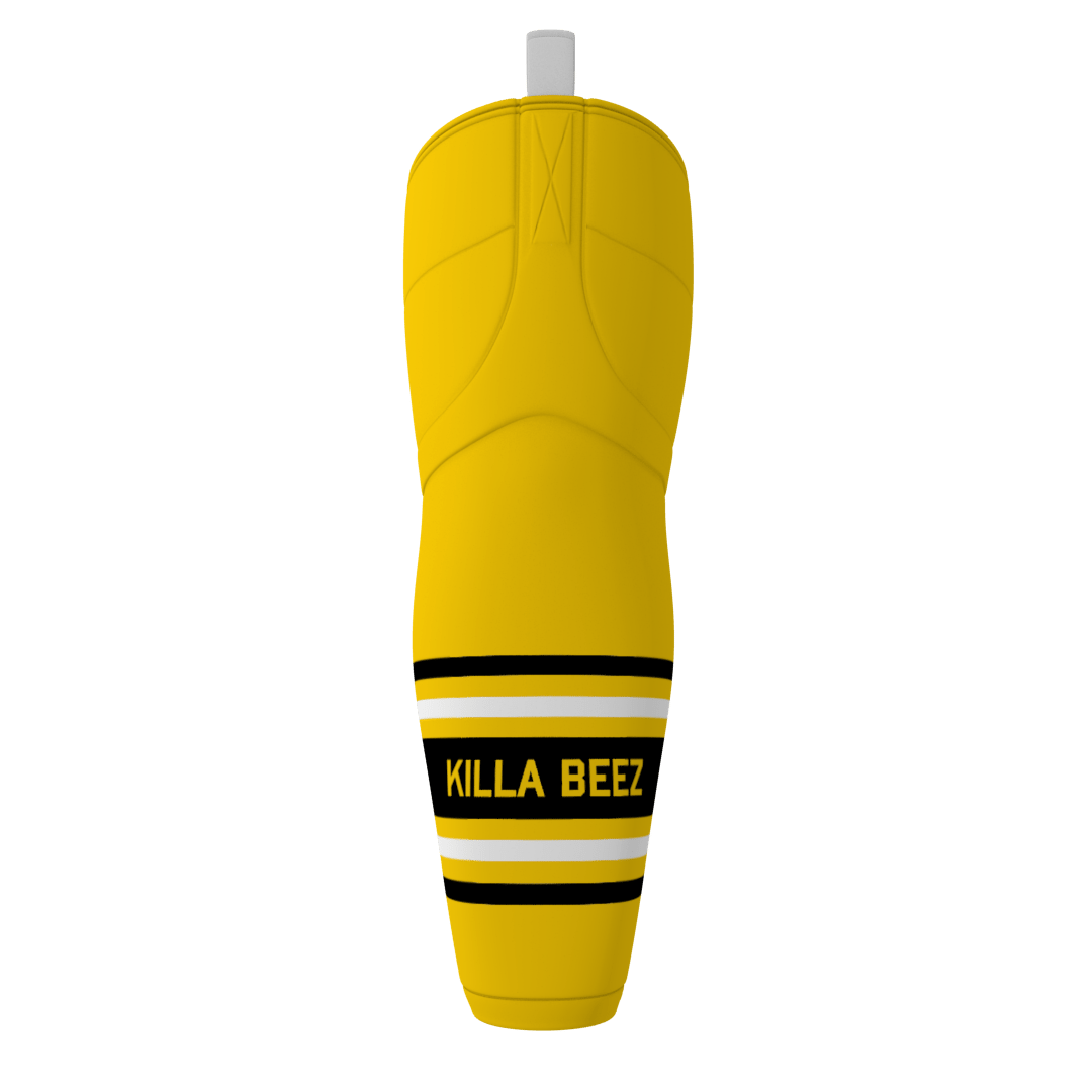 Killer Bees Gold Ice Hockey Socks