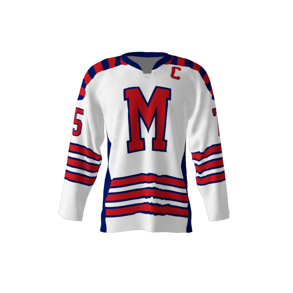 Scorgasms White Hockey Jersey